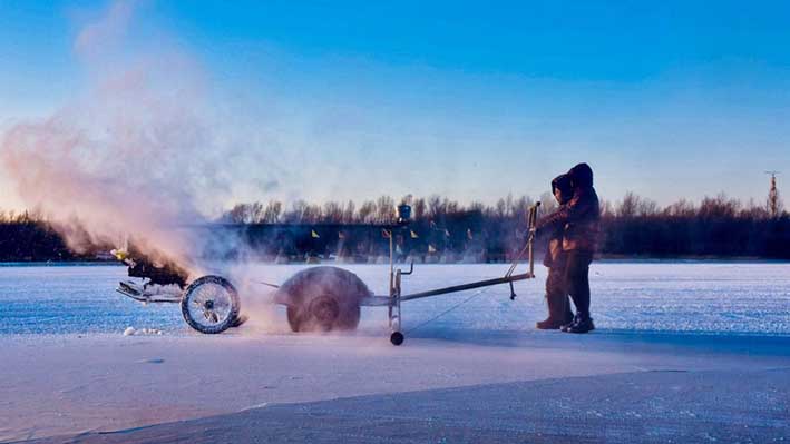 哈爾(er)濱冬季采冰(bing) 采冰工具